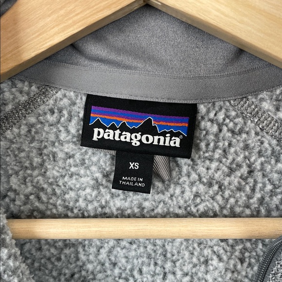 Patagonia Better Sweater Fleece Knit 1/4 Zip 3 Pocket Women's XS Pullover Gray - Picture 10 of 10